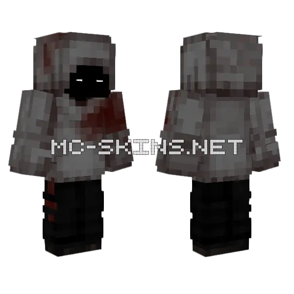Bloody Figure Skin Minecraft skin, front and back