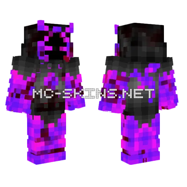 Bloody Nightmare Minecraft skin, front and back
