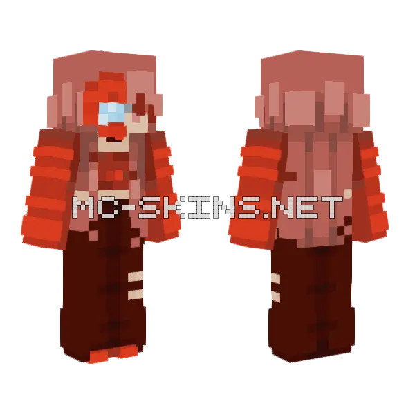 Bloody Robot Warrior, front and back