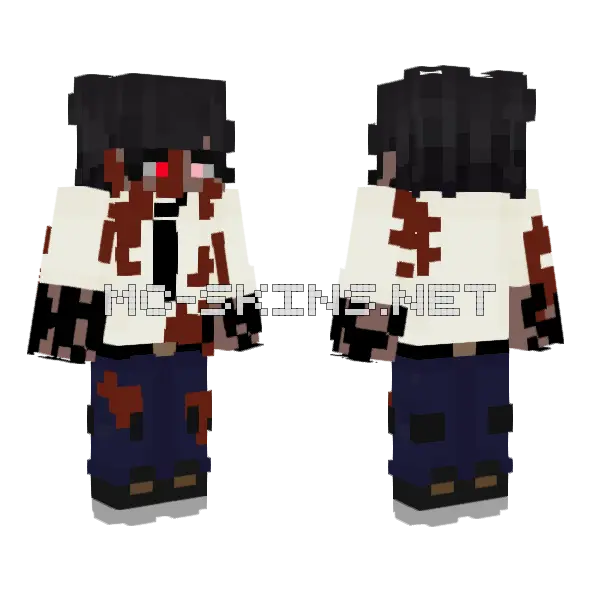 Bloody School Uniform, front and back