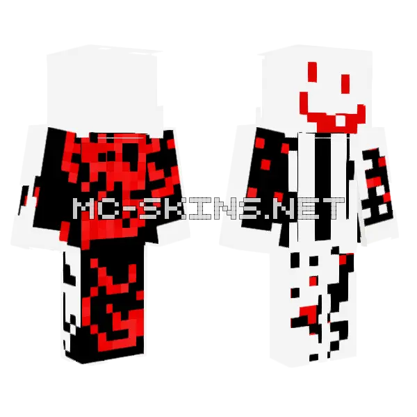 Bloody Skeleton Man, front and back