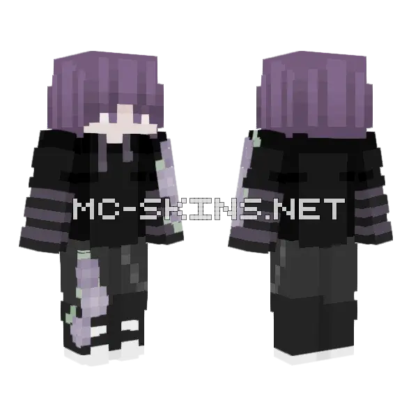 Bloom Male Ver Minecraft skin, front and back