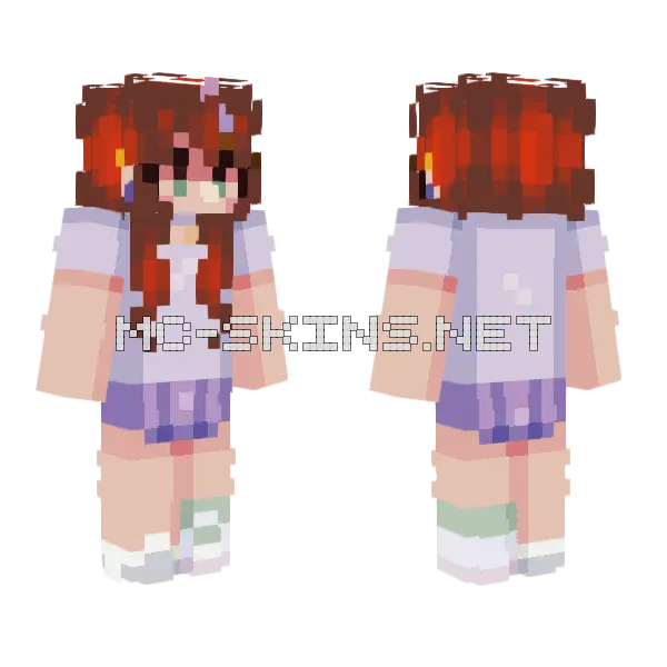 Blooming 3 Rce Minecraft skin, front and back