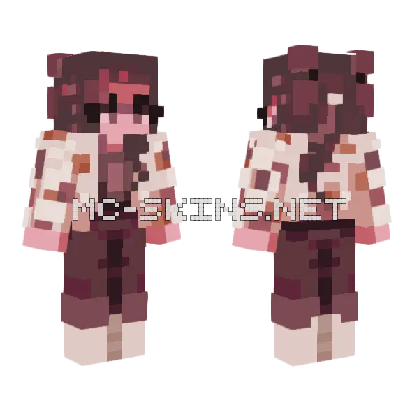 Blooms Skin Minecraft skin, front and back