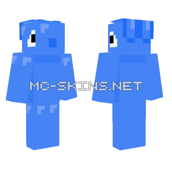 Blu Balloon Animal Minecraft skin, front and back