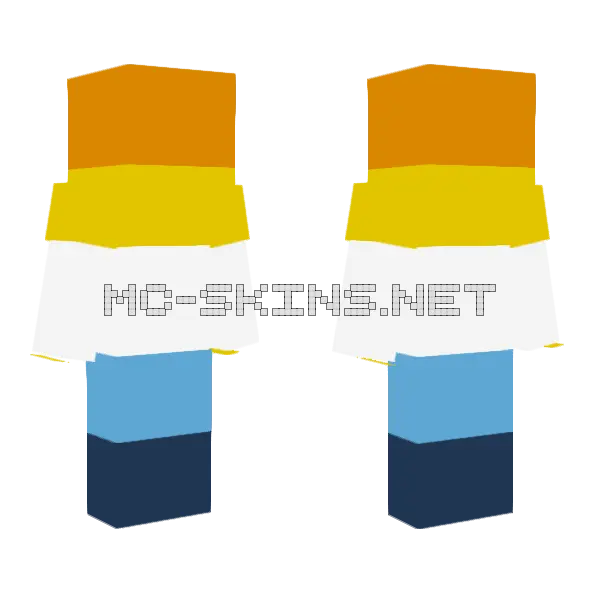 Aroace Pride Outfit, front and back