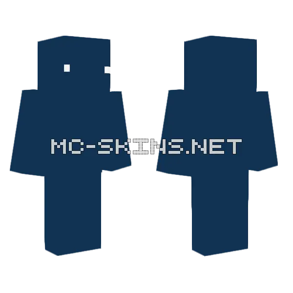 Blue Brick Monster, front and back