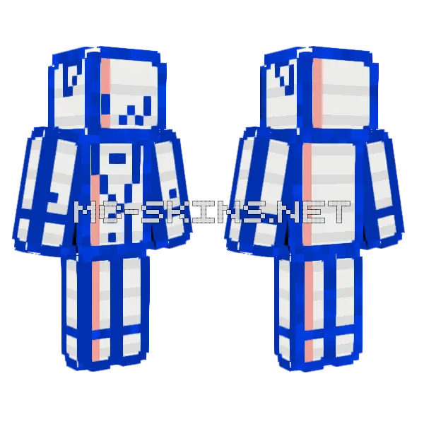 Blue Checkered Suit, front and back