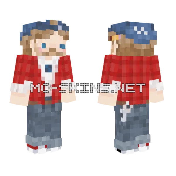 Blue Denim Cowboy, front and back