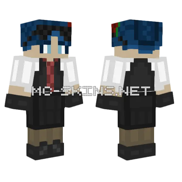 Blue Haired Boy, front and back