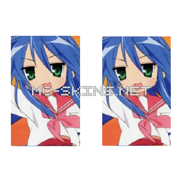 Blue Haired Girl cape, outside and lining