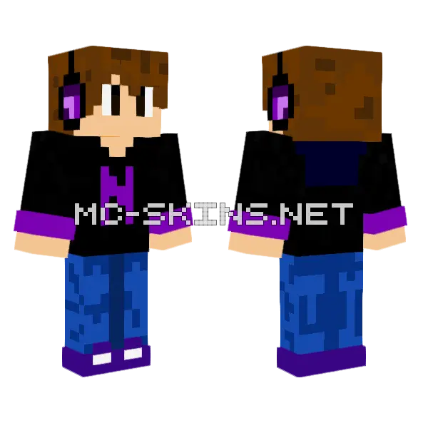 Blue Jacket Teen, front and back
