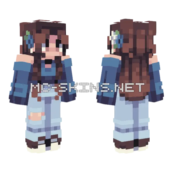 Blue Jay Te Minecraft skin, front and back