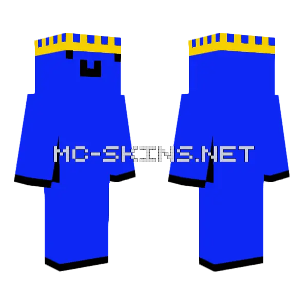 Blue King, front and back