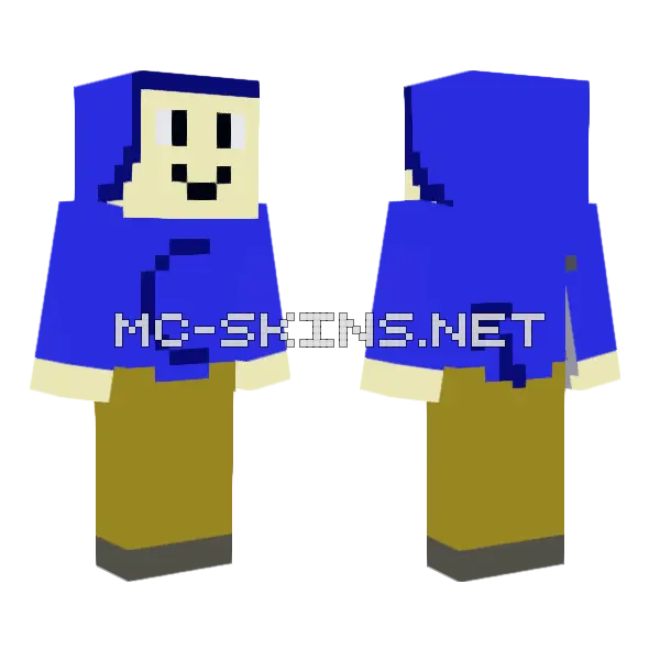 Blue Mage Wizard, front and back