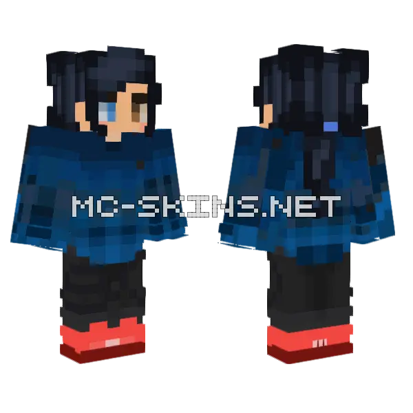 Blue Magic Skin Minecraft skin, front and back