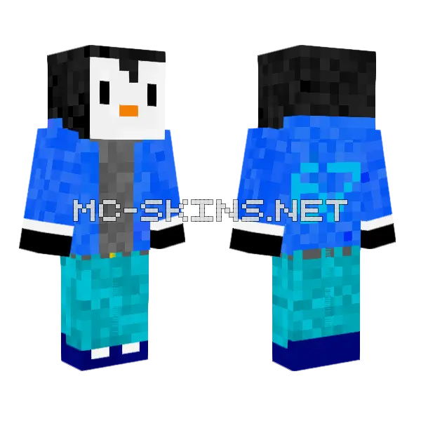 Penguin Suit 67, front and back