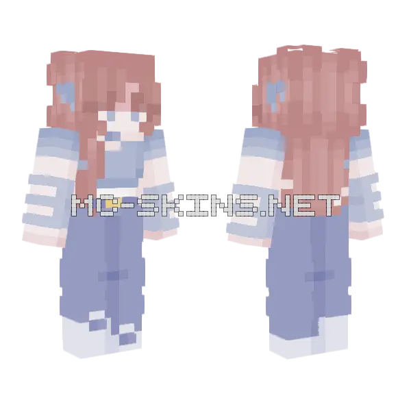 Blue Rce Skin Minecraft skin, front and back
