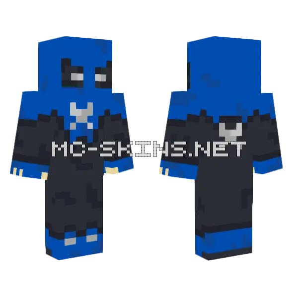 Blue Spiderman Suit, front and back