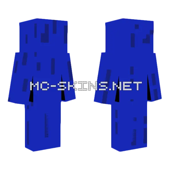 Blue Underwater Suit, front and back