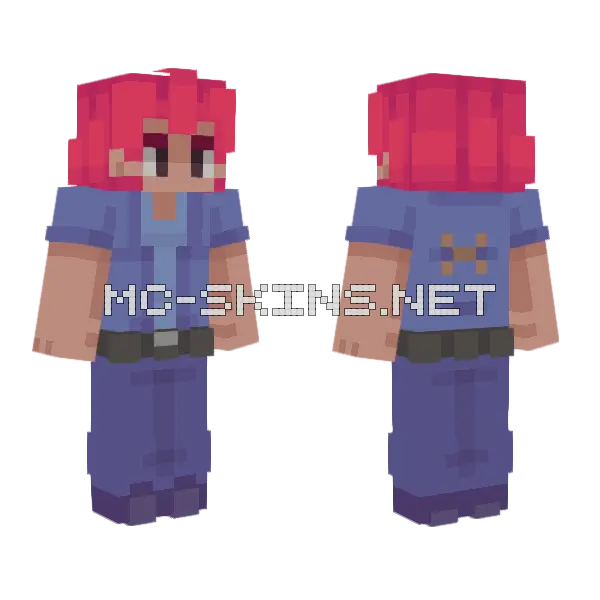 Blue Uniform Colt, front and back