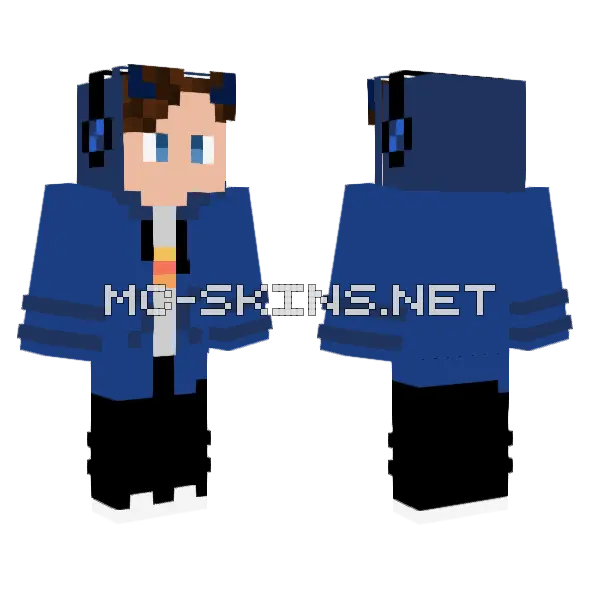 Blue Uniformed Officer, front and back