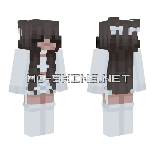 Blue Version Of Everly Skin Minecraft skin, front and back