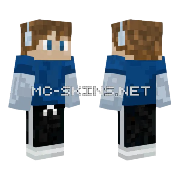 Blue Whale Outfit, front and back