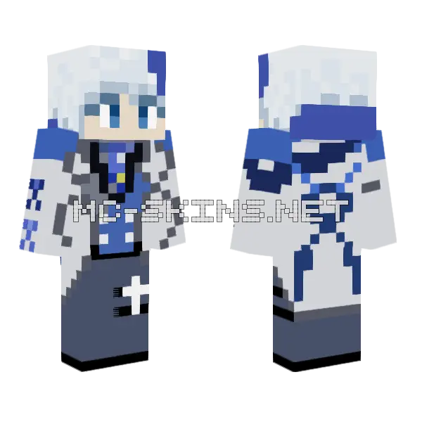 Blue Winter Soldier, front and back