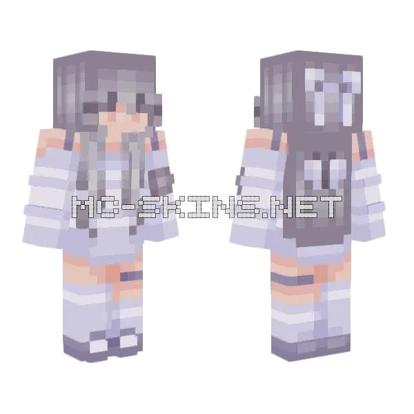 Blueberry Pie Rce Minecraft skin, front and back