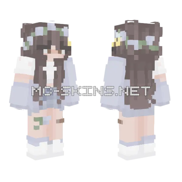 Blueberrybel397 Cita Minecraft skin, front and back