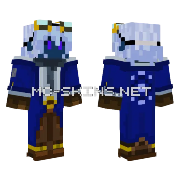 Bluey Chichi Minecraft skin, front and back