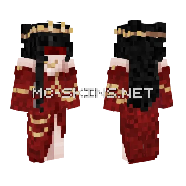 Blup 4 Minecraft skin, front and back