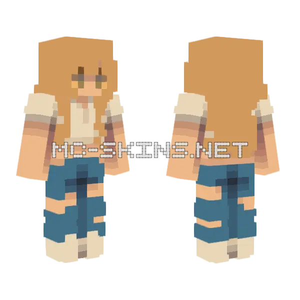 Bmw M4 Minecraft skin, front and back