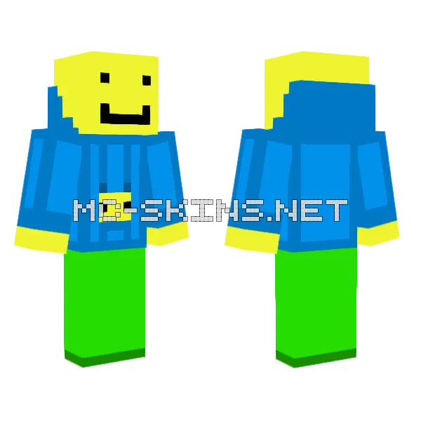 Bng 2 0 Minecraft skin, front and back