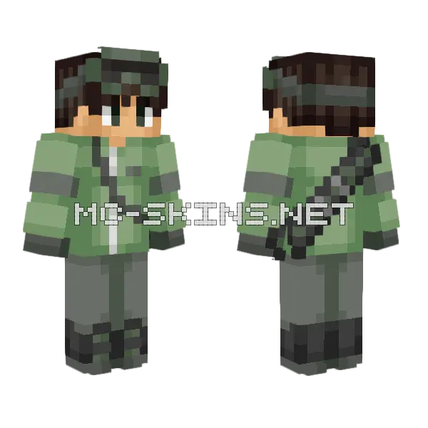 Board Guy Sa Minecraft skin, front and back