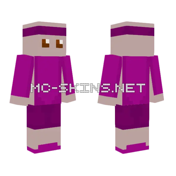 Bob Minecraft skin, front and back