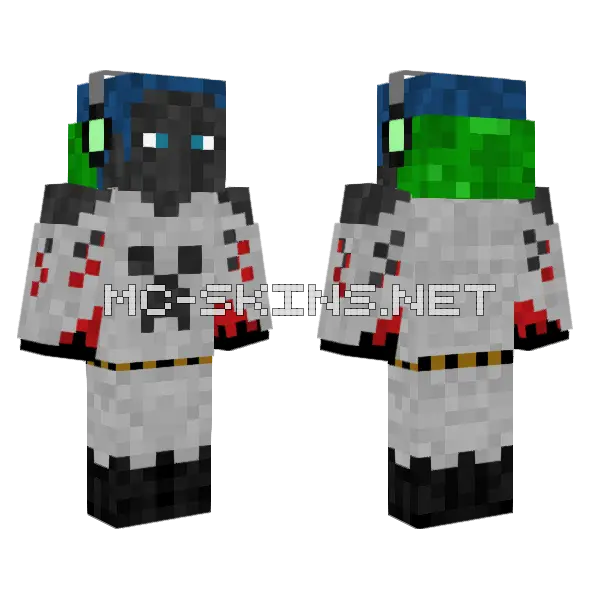 Bob Minecraft skin, front and back