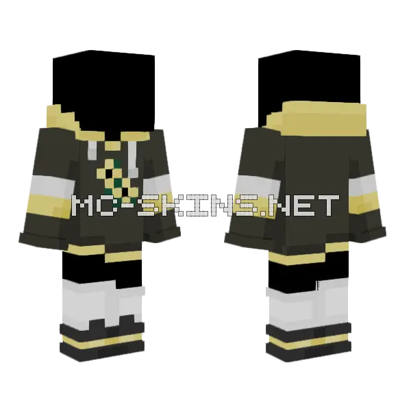 Bob Aka Beeob Bee Outfit Minecraft skin, front and back