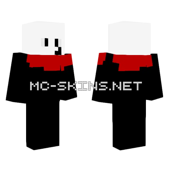 Bob No Sword Minecraft skin, front and back