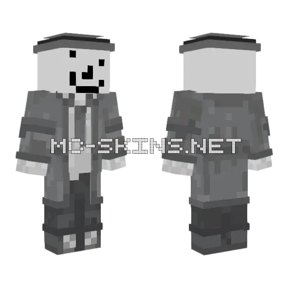 Bob Noir Fixed Minecraft skin, front and back