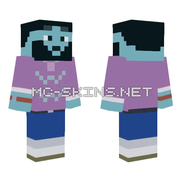 Bob Novak Minecraft skin, front and back
