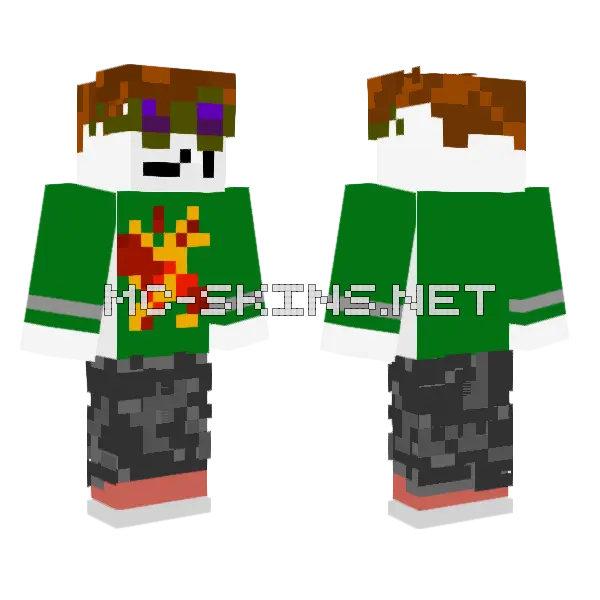 Bob Skin Minecraft skin, front and back