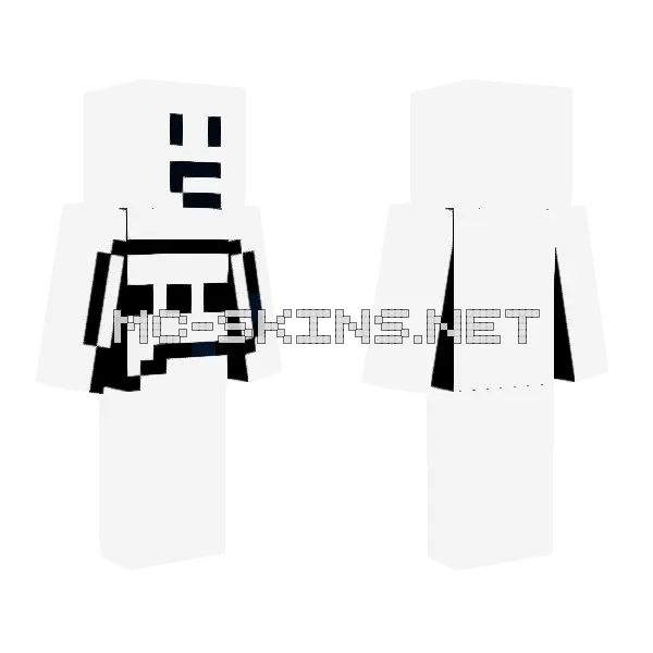 Bob The Messenger Man Minecraft skin, front and back