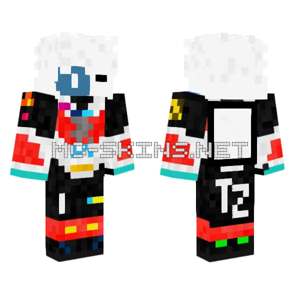 Bobel Minecraft skin, front and back