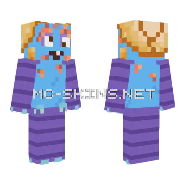 Bogle MSM Minecraft skin, front and back