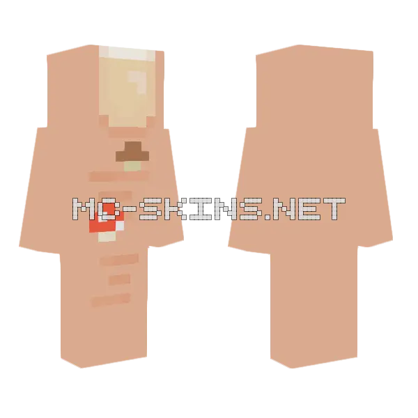 Boi Get Reccked 7604 Minecraft skin, front and back