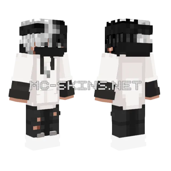 Boiblox69 Minecraft skin, front and back