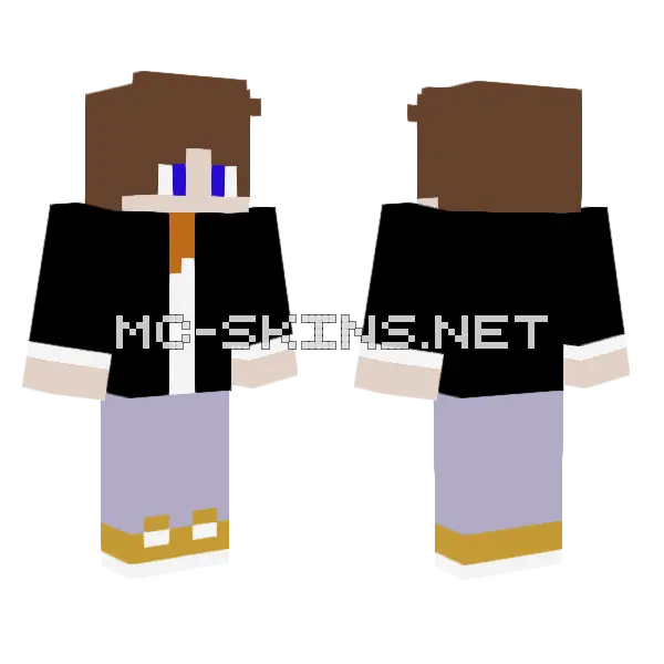 Boni Minecraft skin, front and back
