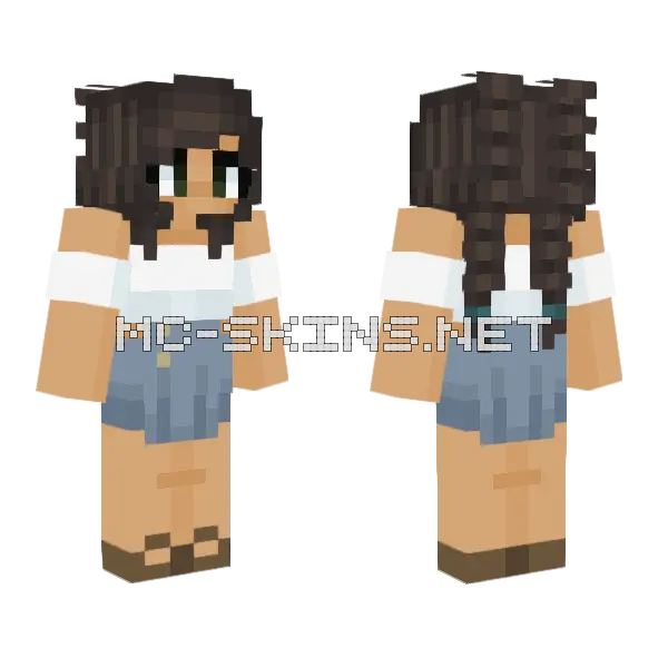 Bonita Minecraft skin, front and back